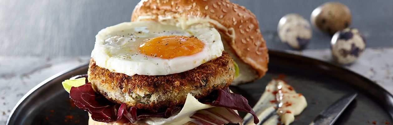 Μοσχαρίσιο Burger με πουρέ πατάτας