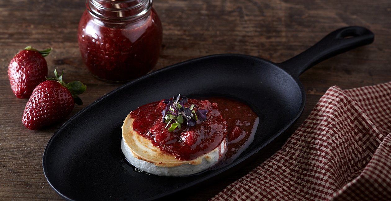 Κατσικίσιο Τυρί Chevre με Chutney Φράουλας